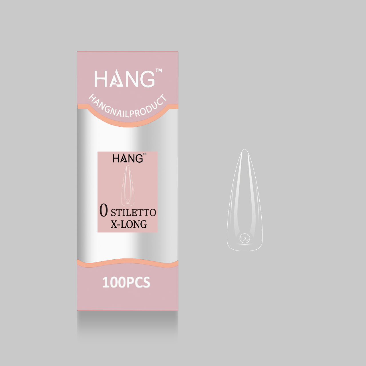 Tip Refill: Stiletto Sculpted X-Large ( 0 - 11 )