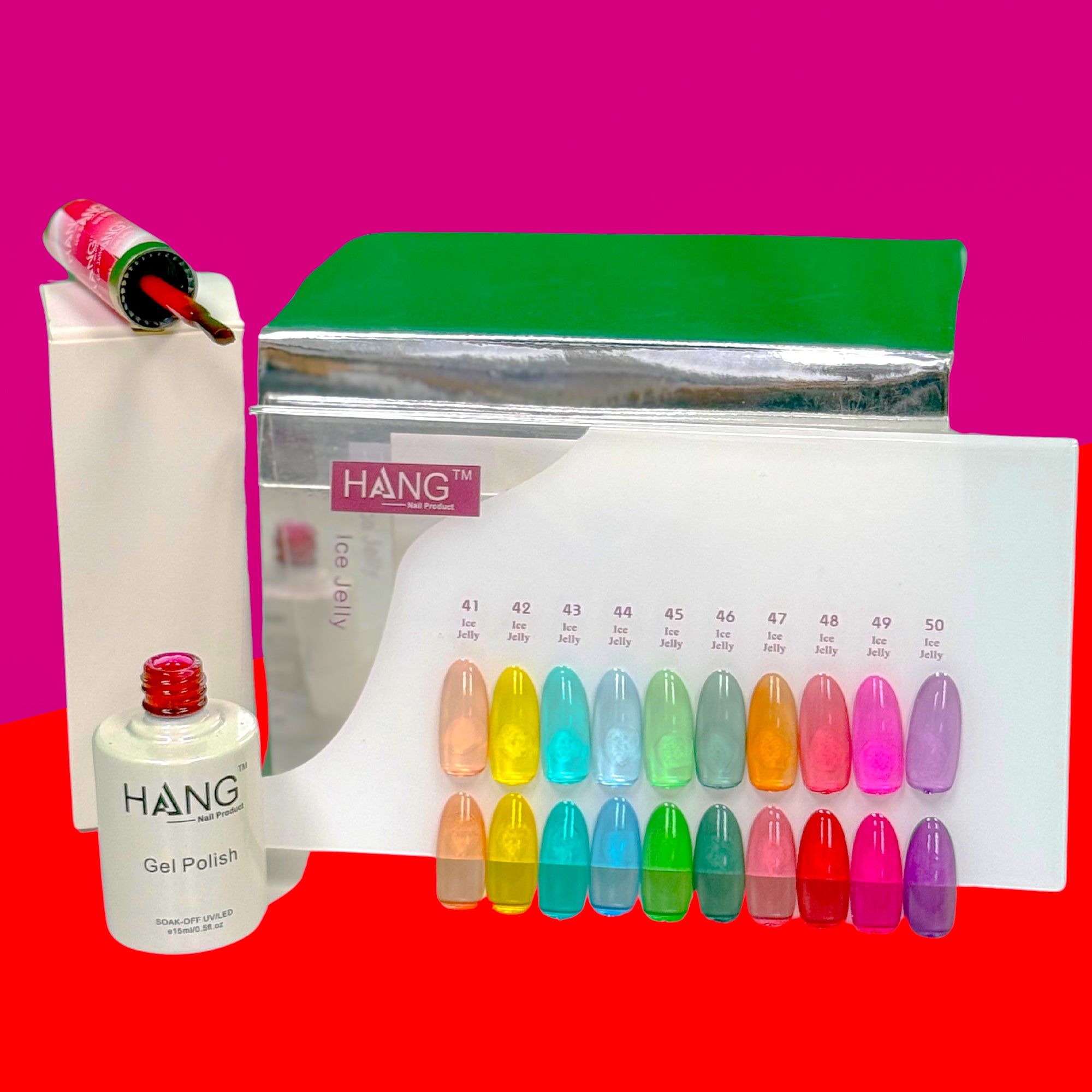 Ice Jelly Collection – Rainbow Sheer Gel Polish