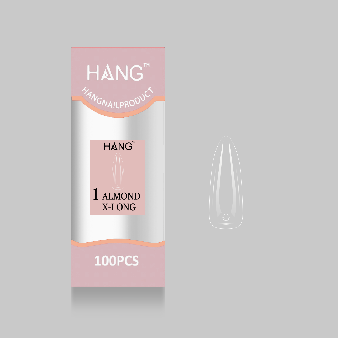 Premium Tip Refill: Almond X-Long ( 0 - 11 )