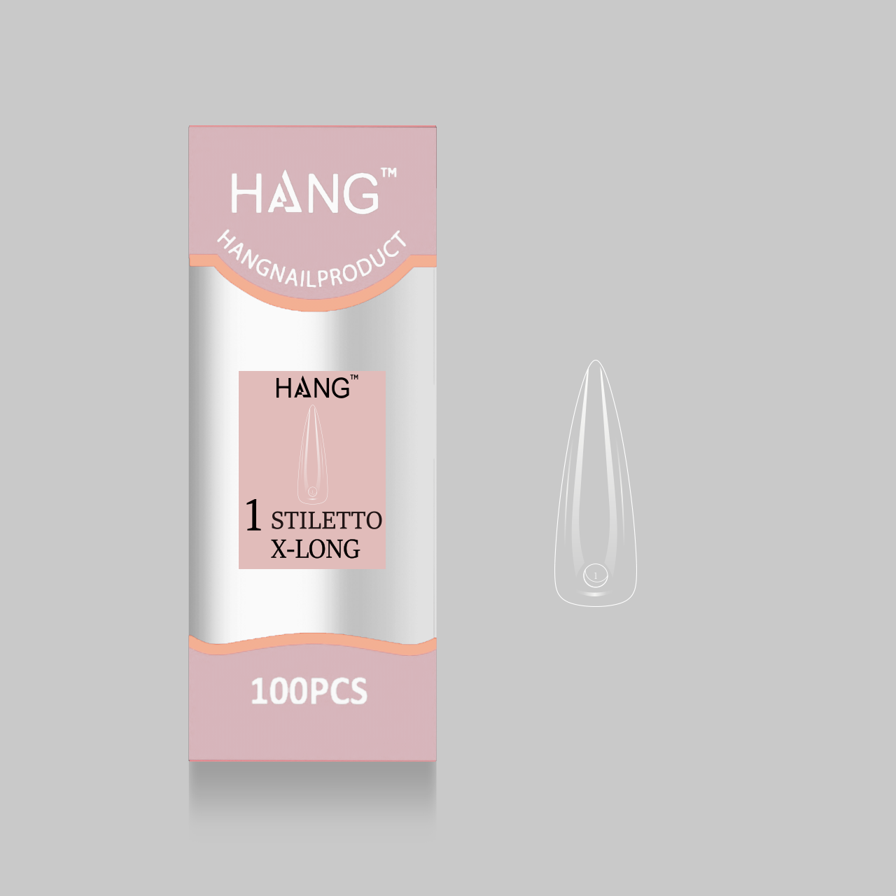 Tip Refill: Stiletto Sculpted X-Large ( 0 - 11 )