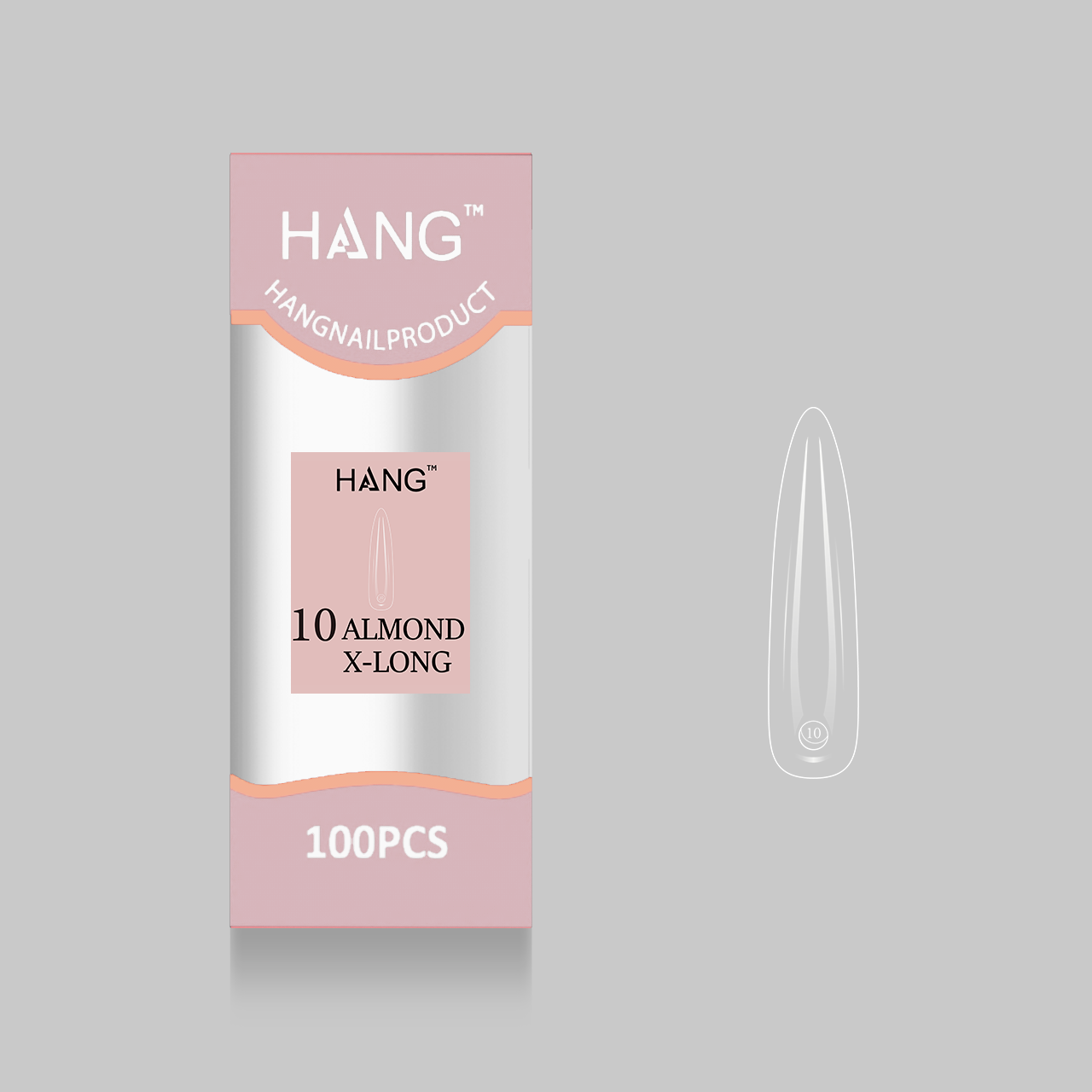 Premium Tip Refill: Almond X-Long ( 0 - 11 )