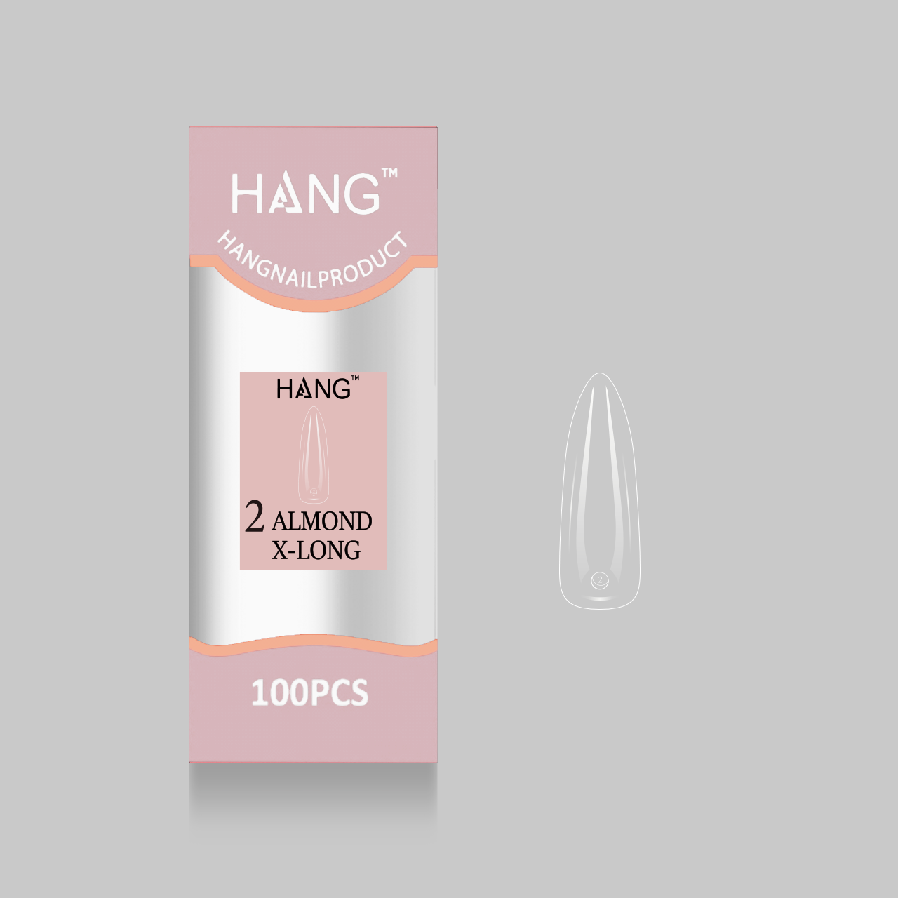 Premium Tip Refill: Almond X-Long ( 0 - 11 )