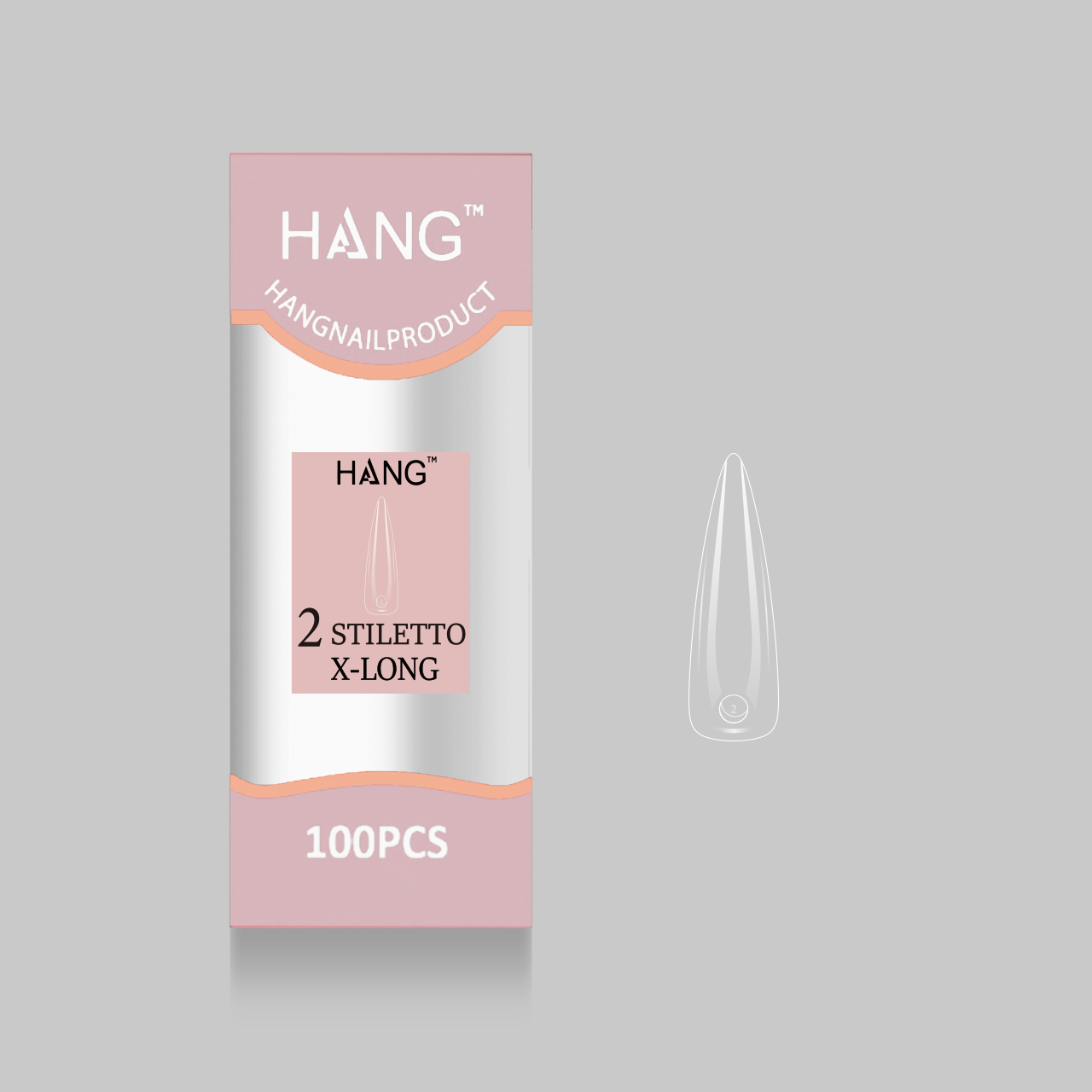 Tip Refill: Stiletto Sculpted X-Large ( 0 - 11 )
