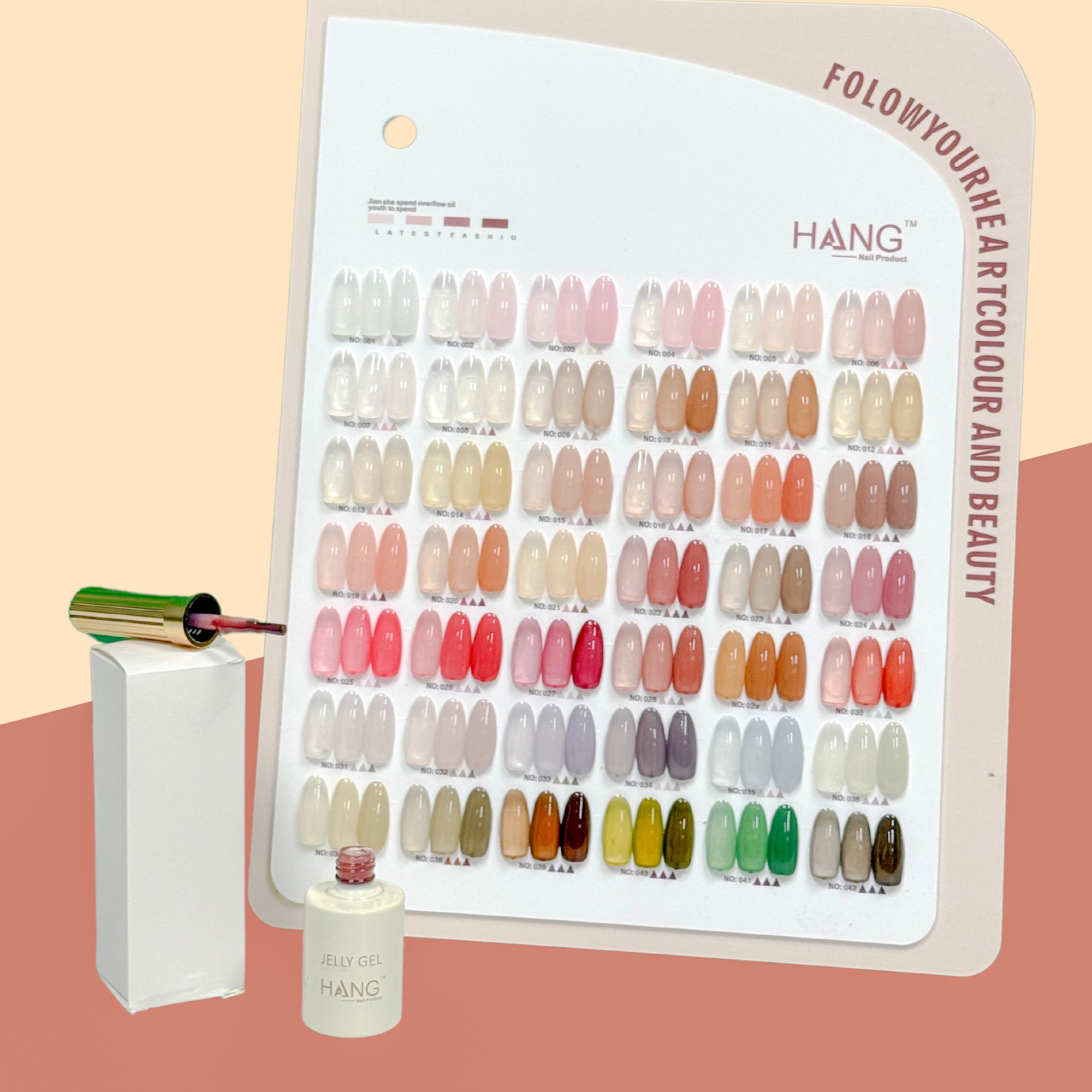Jelly Gel Collection 42 Colors + Display - Jelly Gel Polish