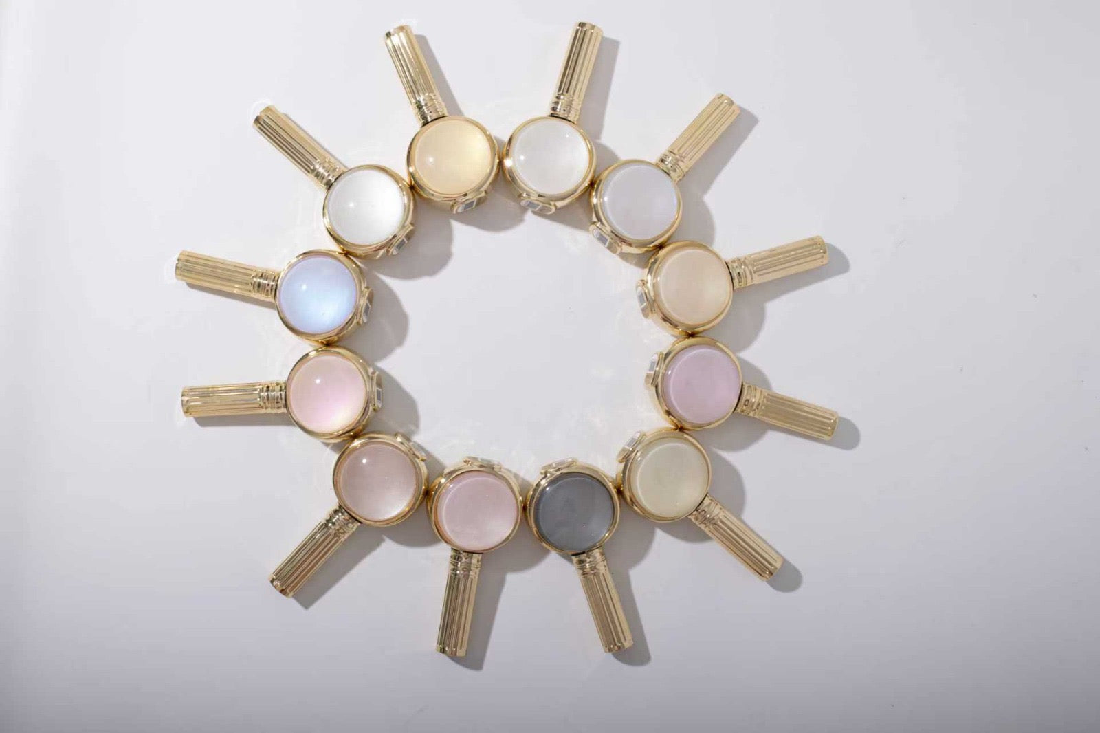 Pearl Thread 18ml Gel Polish Collection β 12 Colors + Display