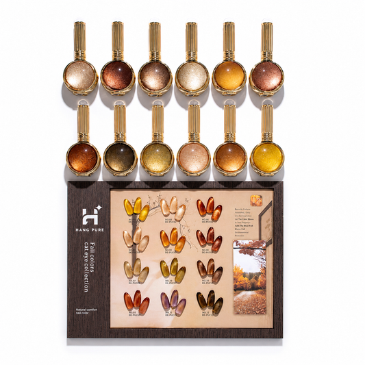 Cat Eye Fall Collection – 12 Colors | Seasonal Magnetic Gel Set