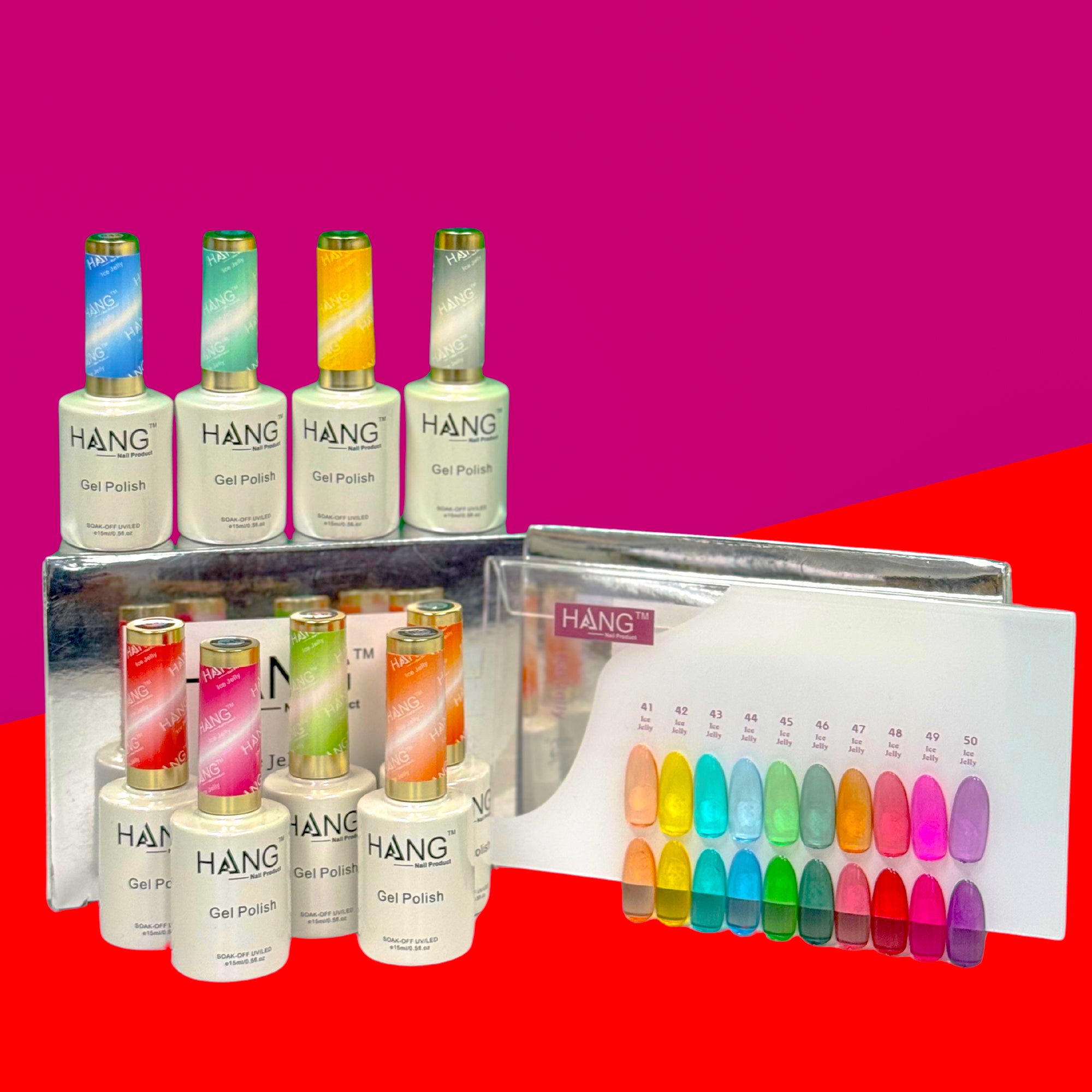 Ice Jelly Collection – Rainbow Sheer Gel Polish