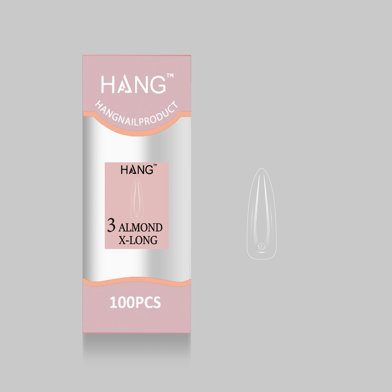Premium Tip Refill: Almond X-Long ( 0 - 11 )