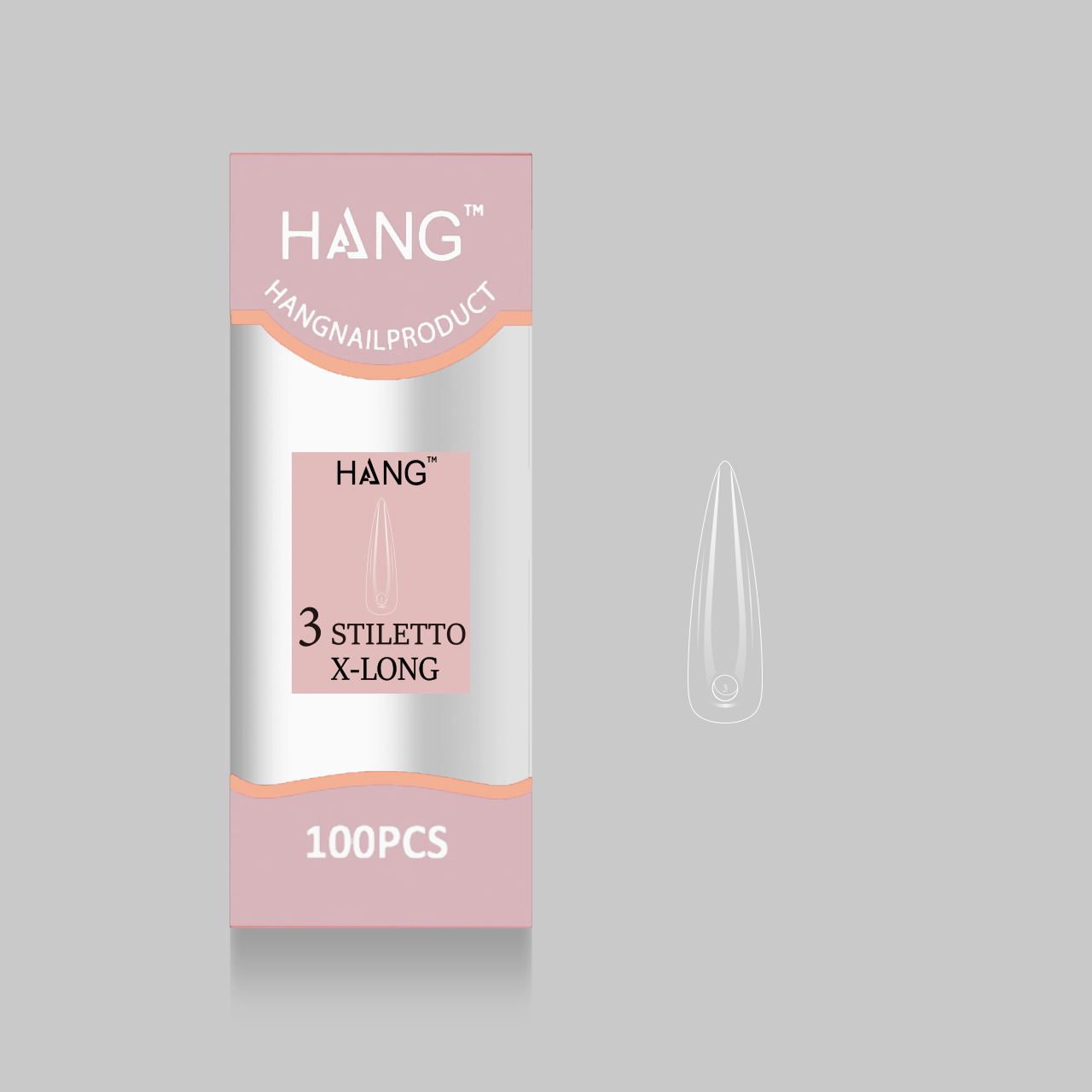 Tip Refill: Stiletto Sculpted X-Large ( 0 - 11 )