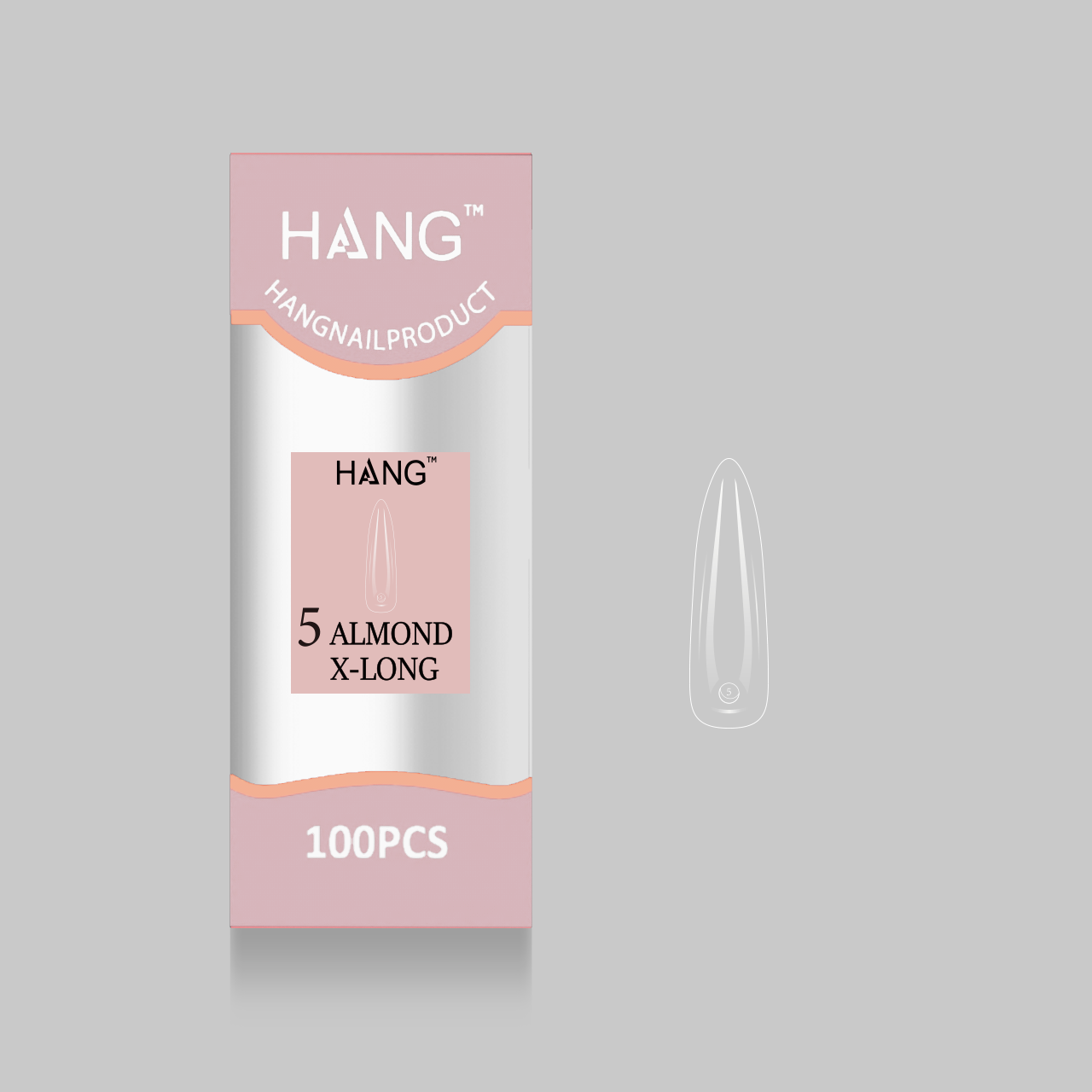 Premium Tip Refill: Almond X-Long ( 0 - 11 )
