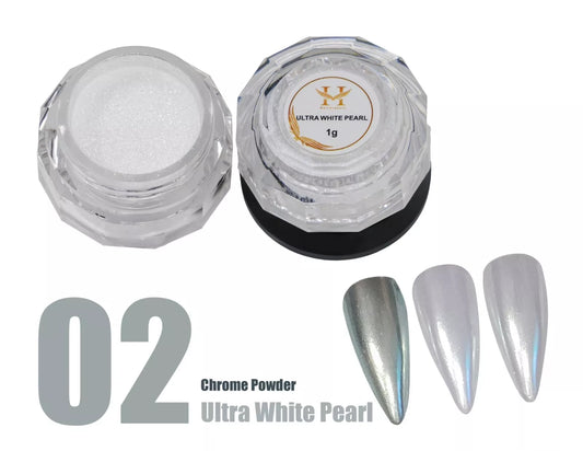 Ultra White Pearl Chrome 1G - #2