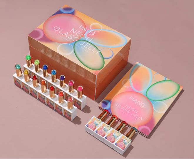 Neon Glass Jelly Gel Set – 24 Colors (1 - 24)