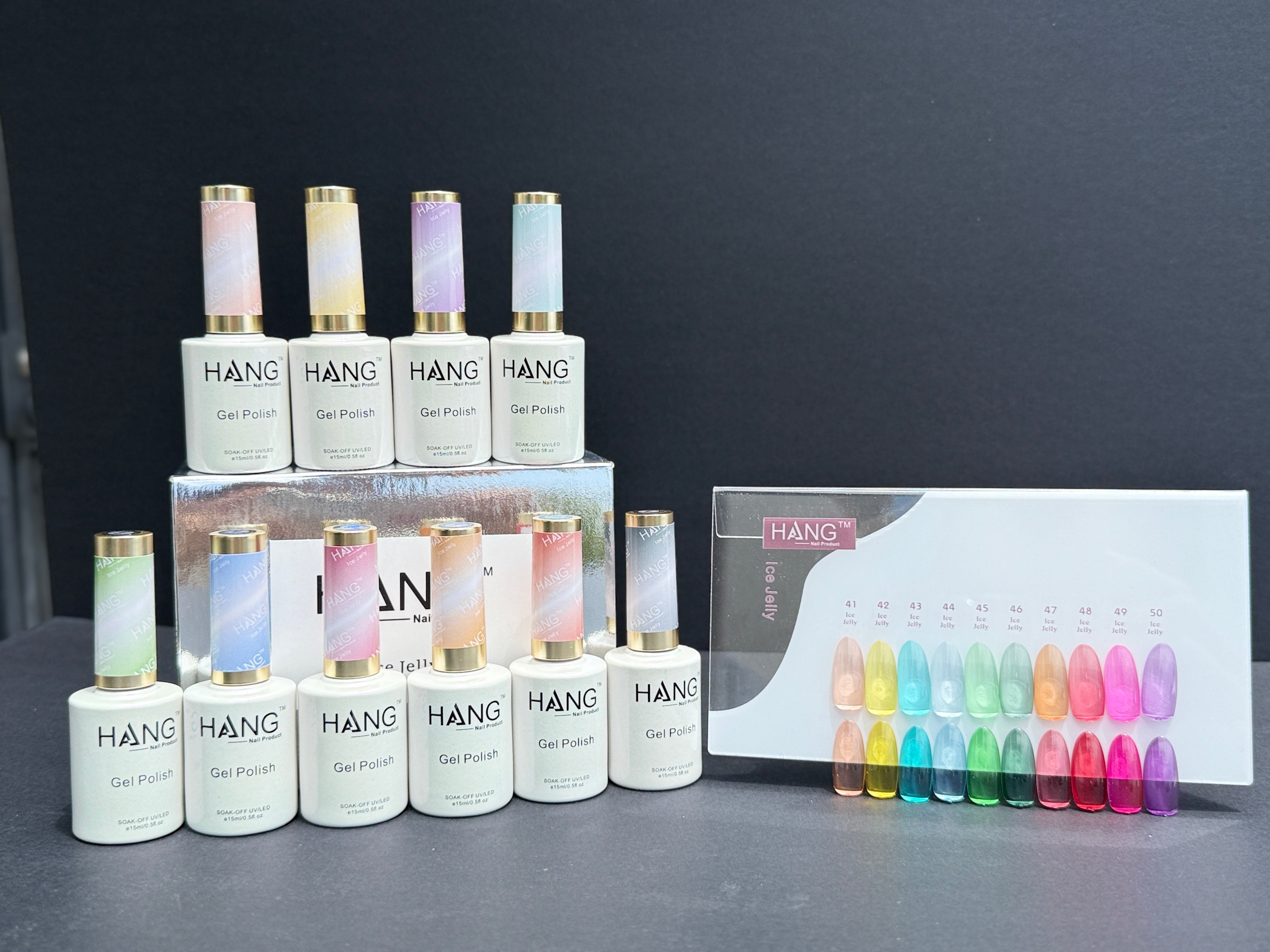 Ice Jelly Collection – Rainbow Sheer Gel Polish