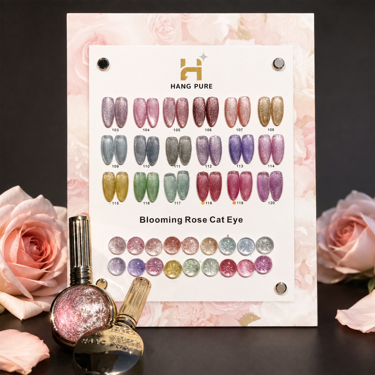 Blooming Rose Cat Eye – 18 Colors