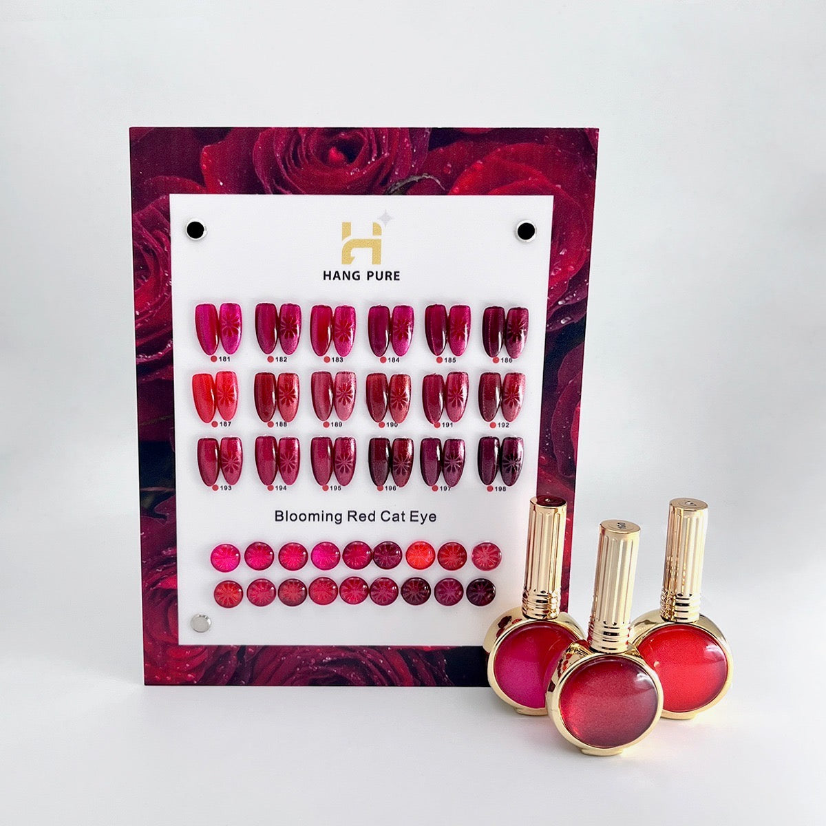 Blooming Red Cat Eye – 18 Colors (181 – 198)