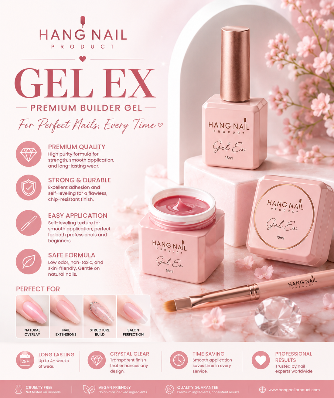 The Ultimate Guide to Perfect Gel-X Extensions with HANG TIP FLEX-GEL EX™