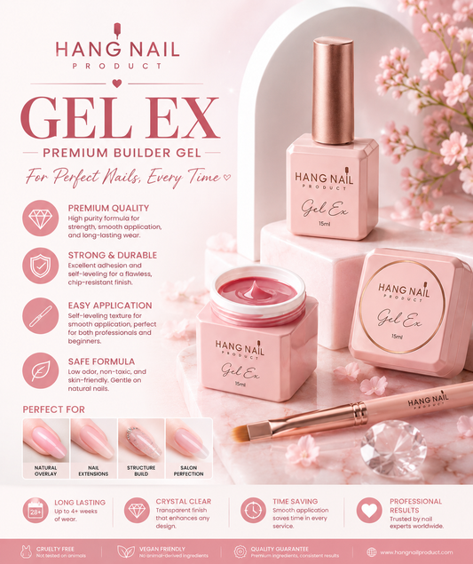 The Ultimate Guide to Perfect Gel-X Extensions with HANG TIP FLEX-GEL EX™