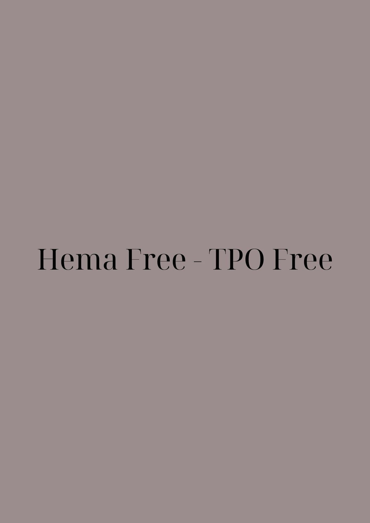 Hema Free - TPO Free