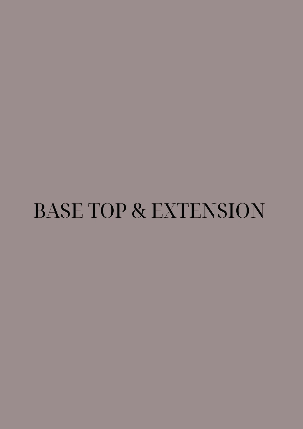 BASE TOP & EXTENSION GEL