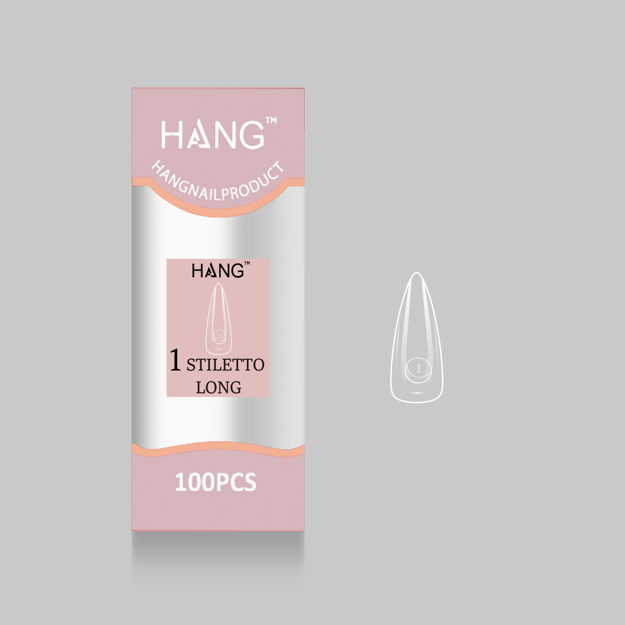 Tip Refill: Stiletto Large ( 0 - 11 )