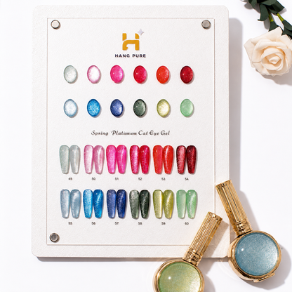 Spring Platinum Cat Eye – 12 Colors (49–60)