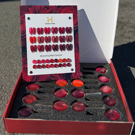 Blooming Red Cat Eye – 18 Colors