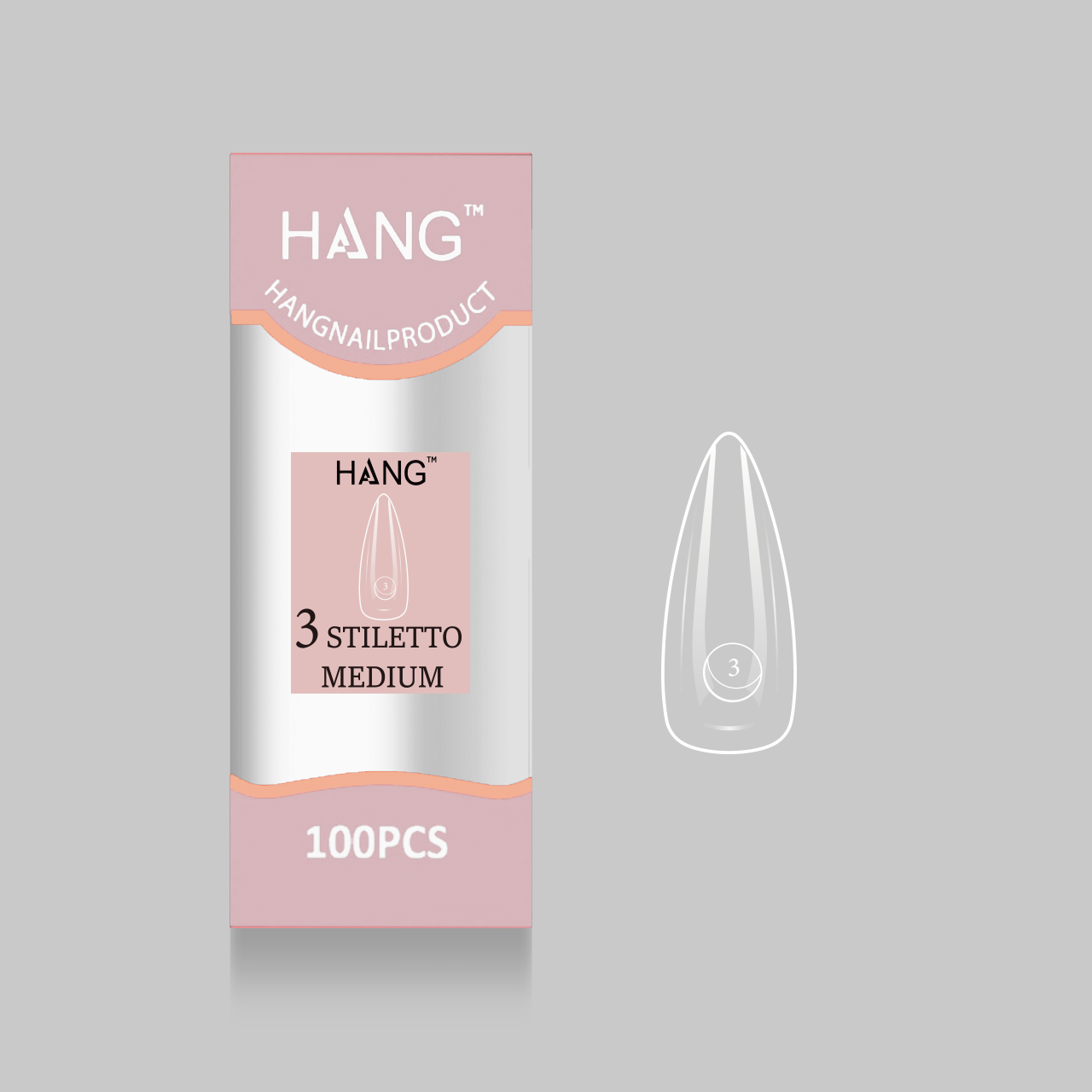 HANG Tip Refill: Stiletto Medium ( 0 - 11 )