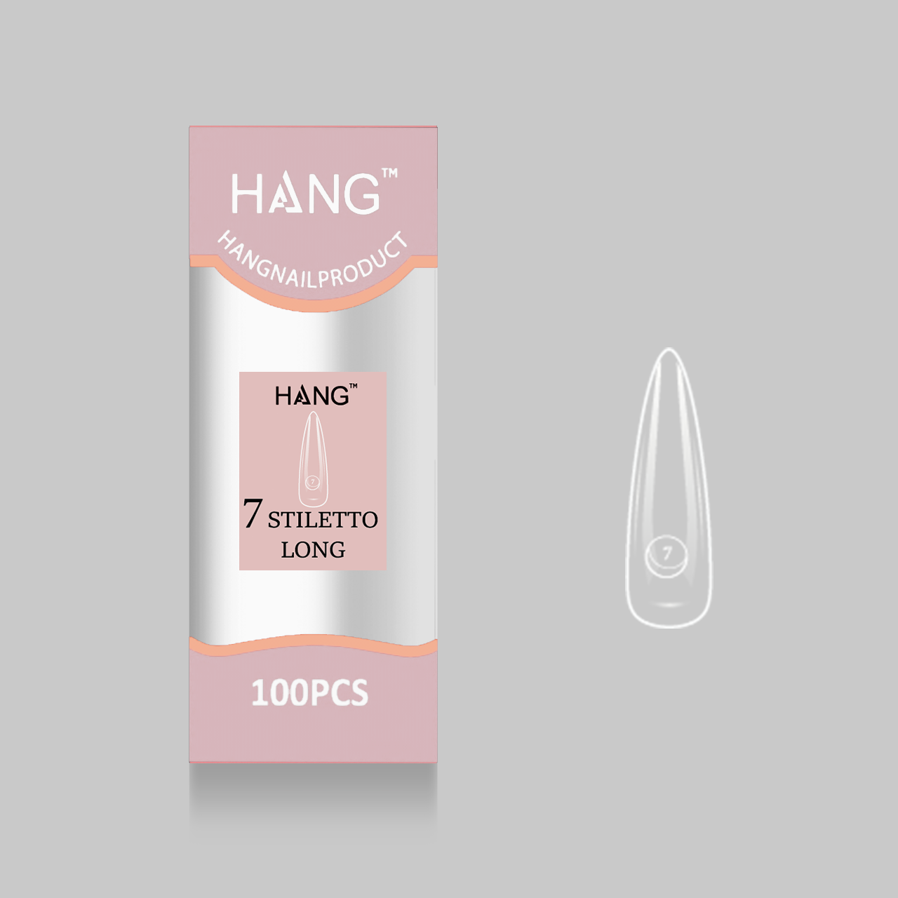 HANG Tip Refill: Stiletto Long ( 0 - 11 )
