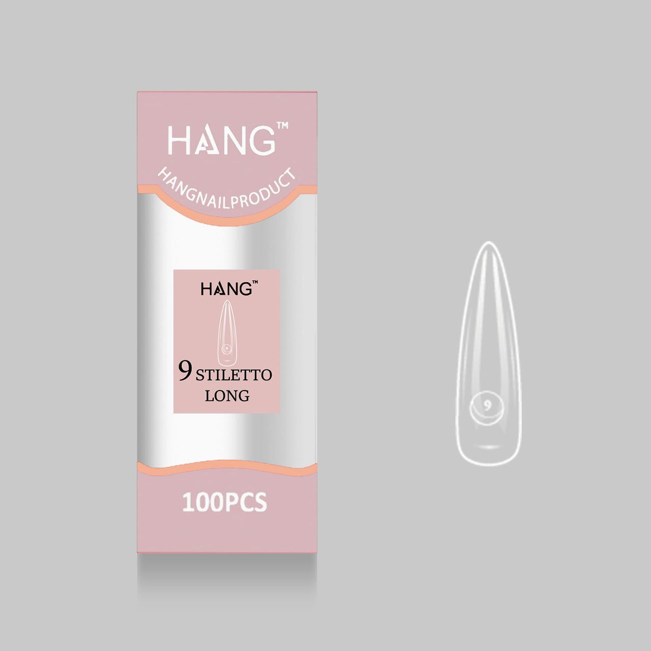 HANG Tip Refill: Stiletto Long ( 0 - 11 )