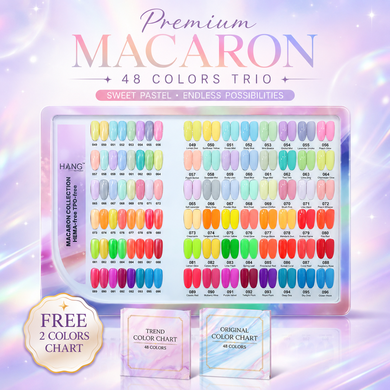 Premium Macaron 48 Colors Trio (49 - 96)