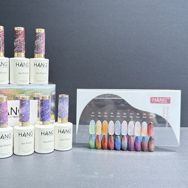 HANG 0.5oz Gel - Disco Glamour Cat Eye (#51-#60)