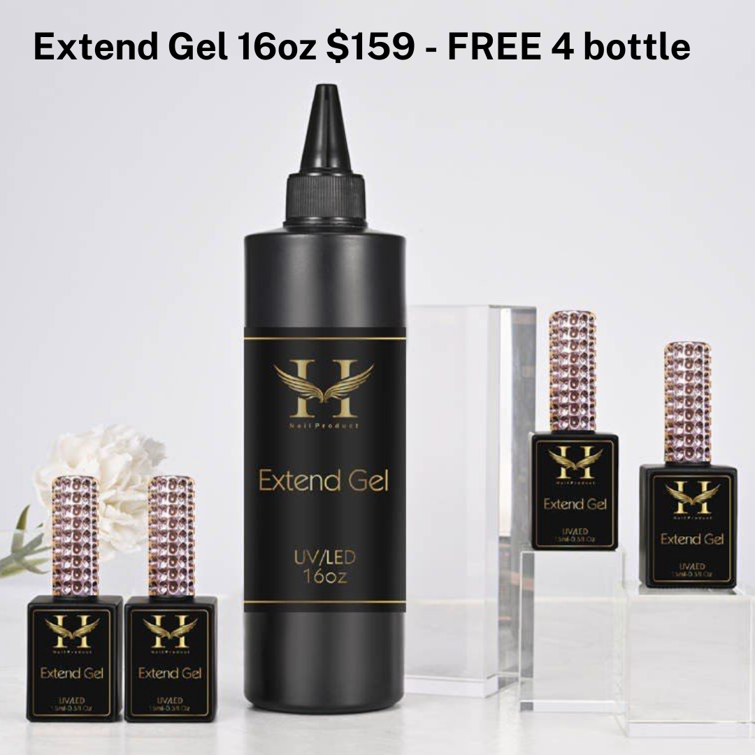 Extend Gel Refill 16oz + 4 15ml Bottle