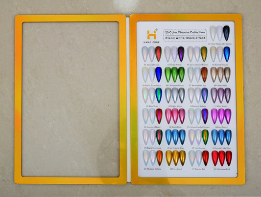 Chrome Collection 25 Colors - Hang Pure 1 - 25 | Free Book