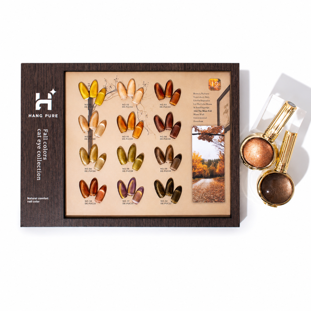 Cat Eye Fall Collection – 12 Colors | Seasonal Magnetic Gel Set
