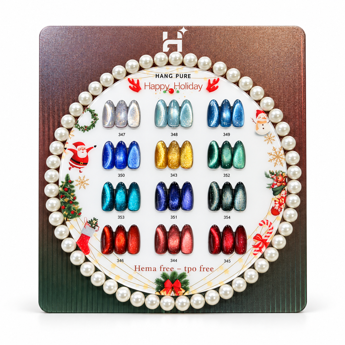 Happy Holiday Cat Eye Collection 12 Colors
