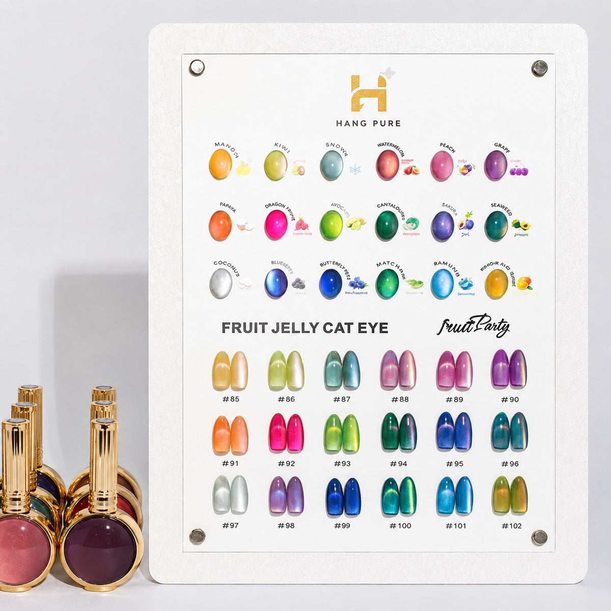 Fruit Cat Eye Collection – 18 Colors (85 - 102)