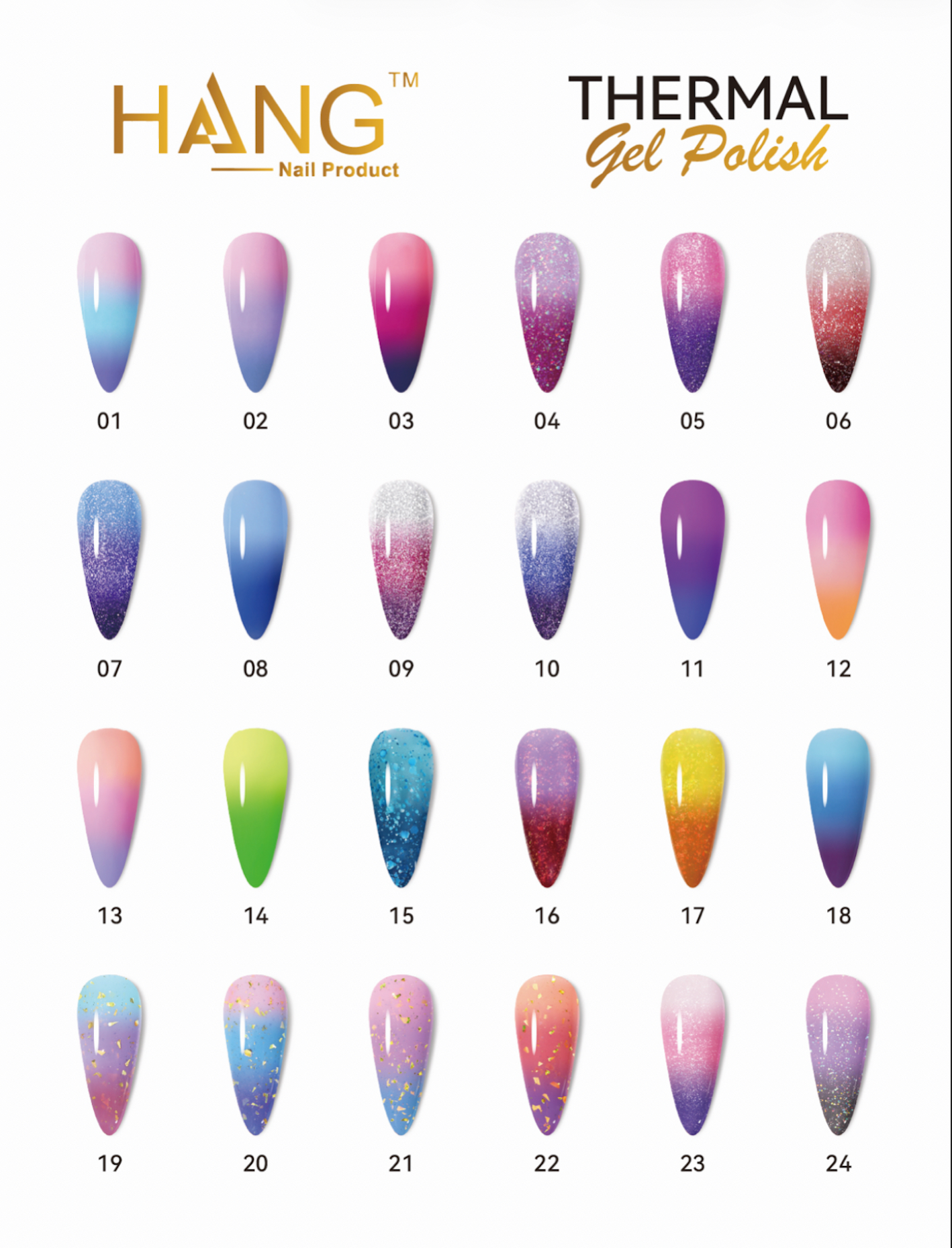 Thermal Thermal changing gel 24 colors