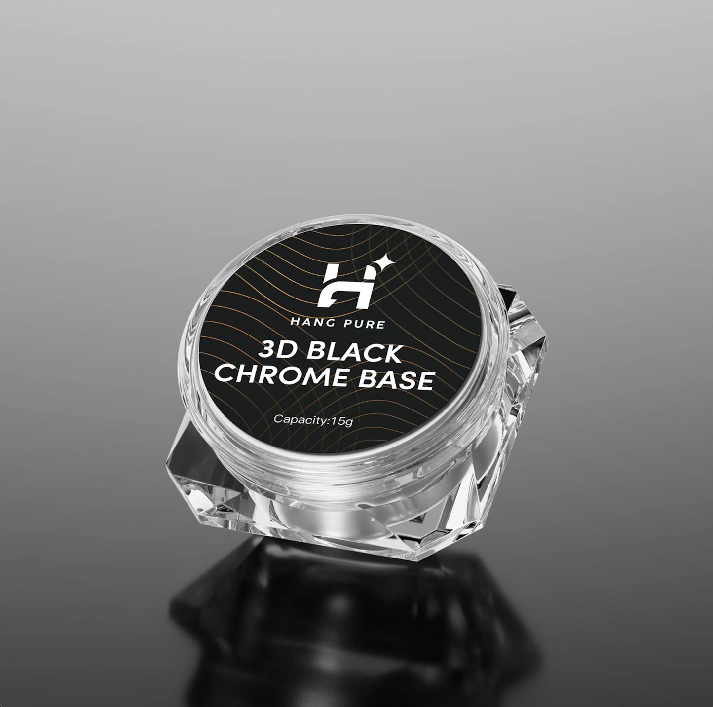 3D Black Chrome Base jar - 15g
