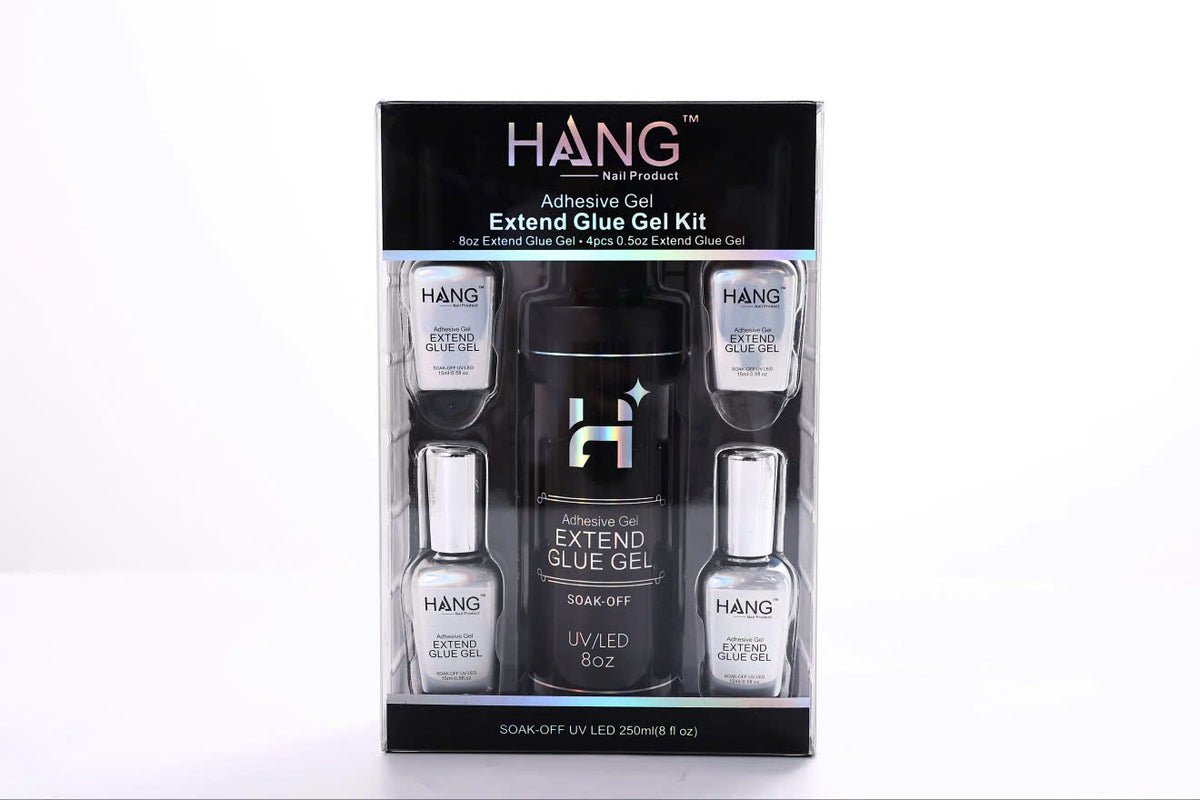 Extend Gel Combo 8 oz with 4 bottles 0.5oz