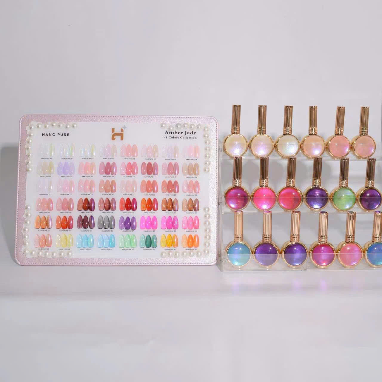 Hang Pure Amber Jade 48 Colors (01- 48)